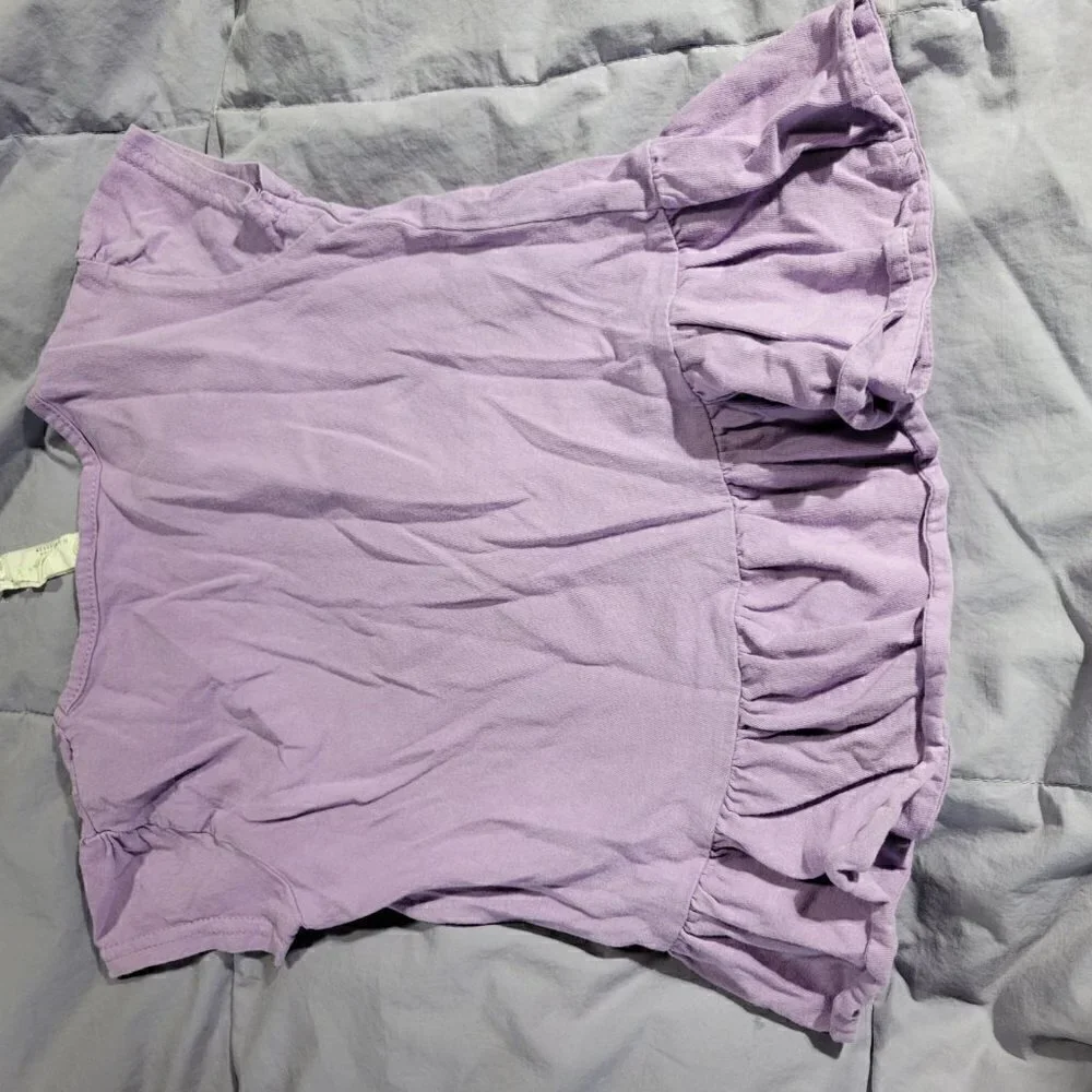 Rabbit Skins Purple Smart Girls Rock Shirt Size 4